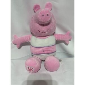 Build a Bear BABW Peppa Pig Plush 15 inch Peppa Pig Tv Show Plush Pink 2016 soft
